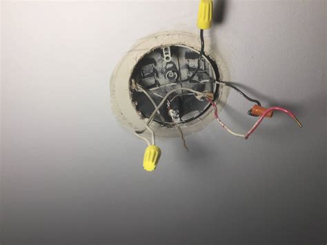 convert ceiling box to plug electrical|installing ceiling light fixture box.